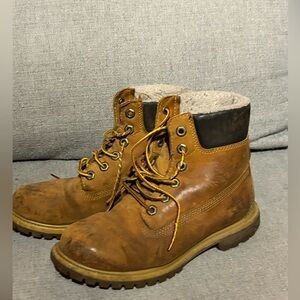 Timberland Tan Leather Boots
